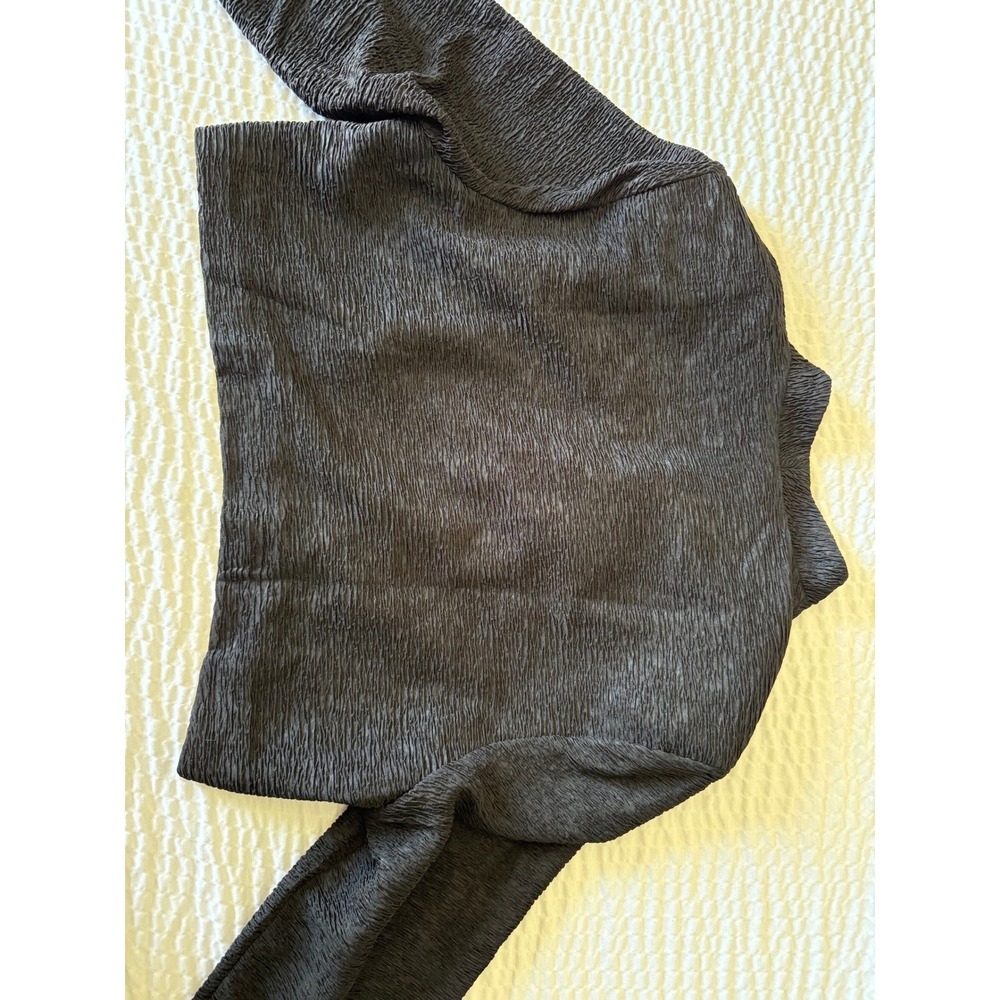 Connected Apparel Black Textured Open Front Bolero Shrug Cropped Jacket XL - Picture 2 of 7